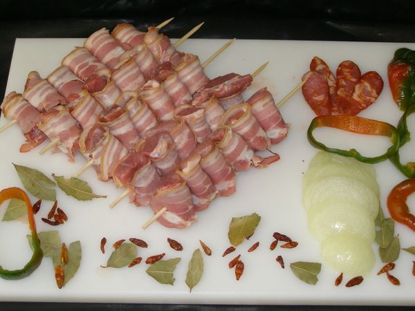 Espetadas c/ Bacon