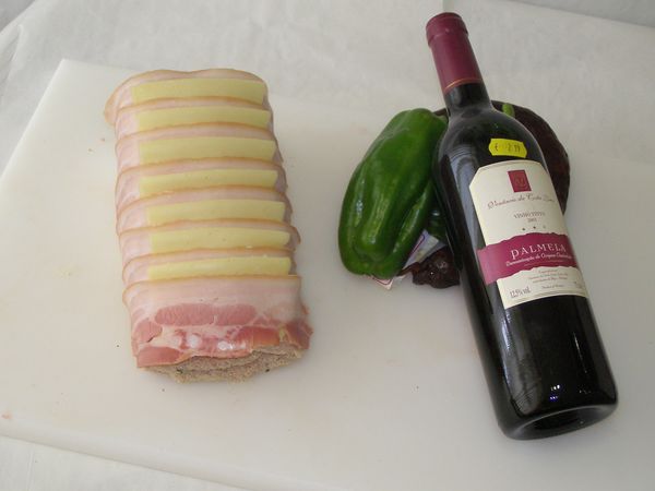 Salame c/ Queijo e Bacon